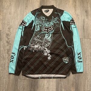 Fox Turquoise and Black Men's Jersey